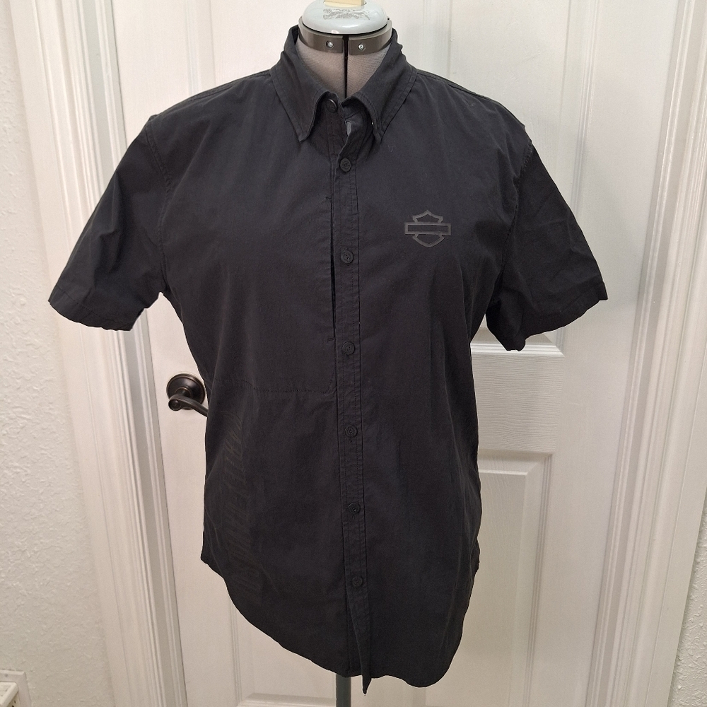 Harley-Davidson Men's Black Short Sleeve Shirt